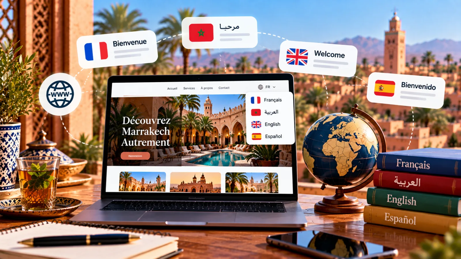 Pourquoi un site multilingue est indispensable à Marrakech