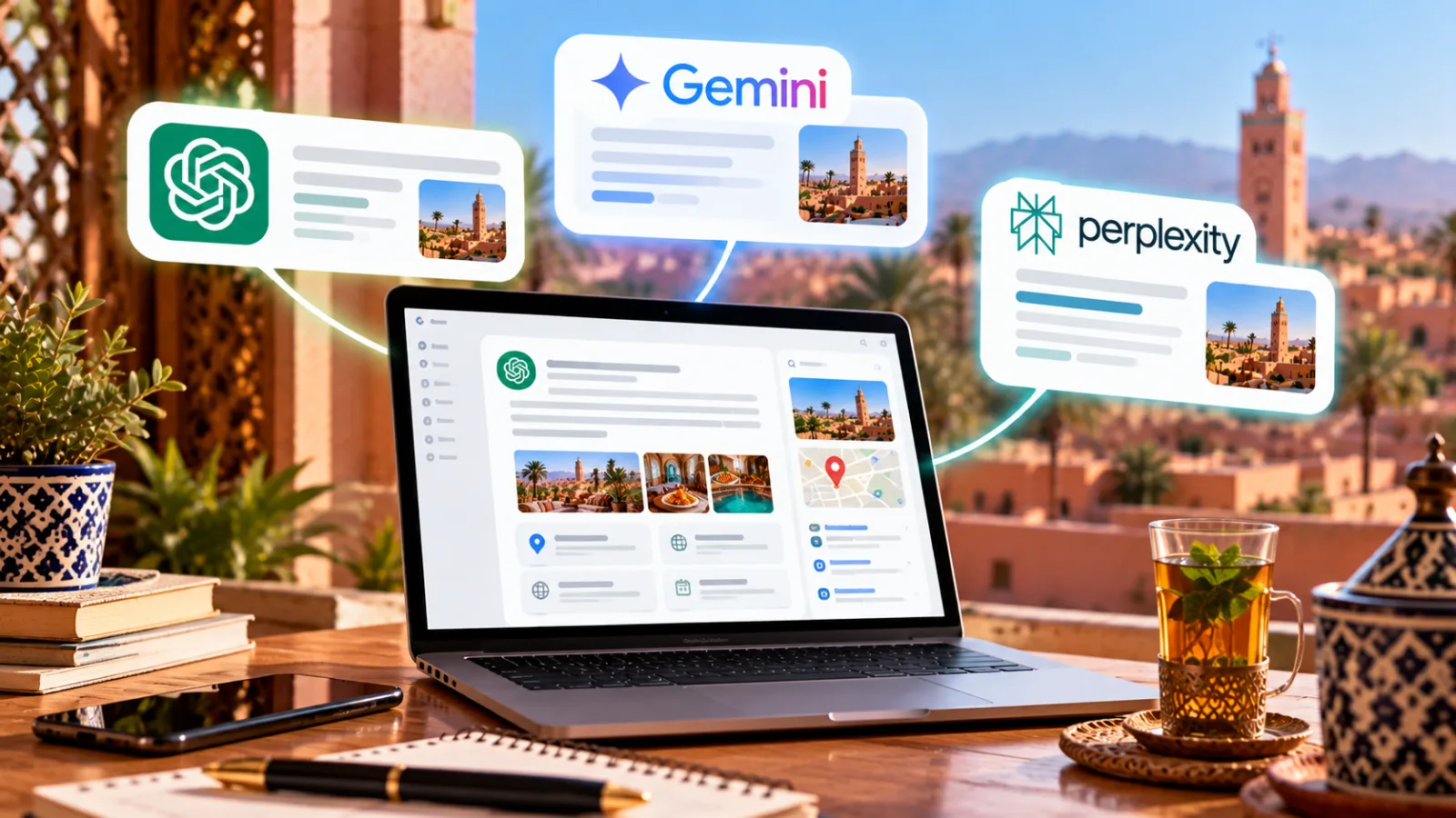 Comment apparaître dans les réponses de ChatGPT, Gemini et Perplexity ?