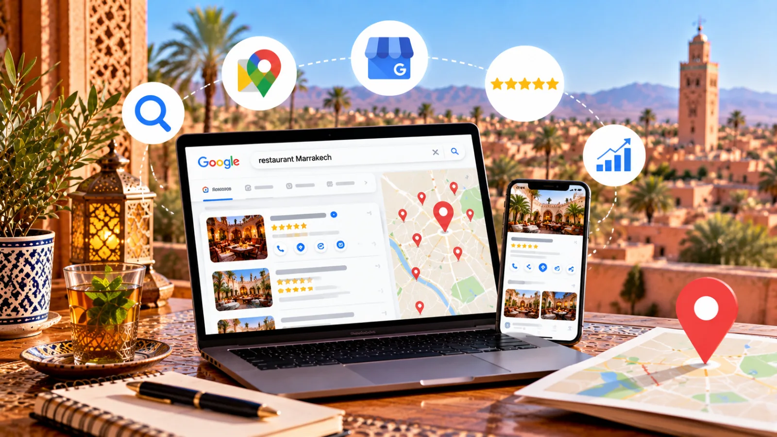 SEO local à Marrakech : 7 actions pour attirer plus de clients
